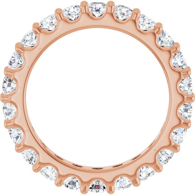 14K Rose 1 7/8 CTW Lab-Grown Diamond Eternity Band