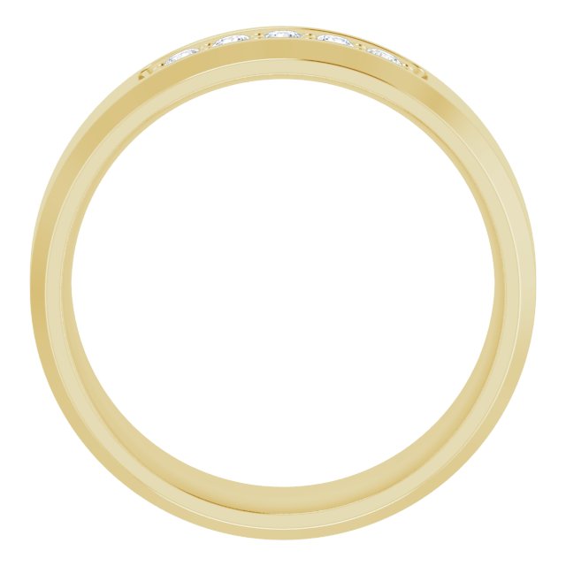 14K Yellow 1/6 CTW Lab-Grown Diamond Band