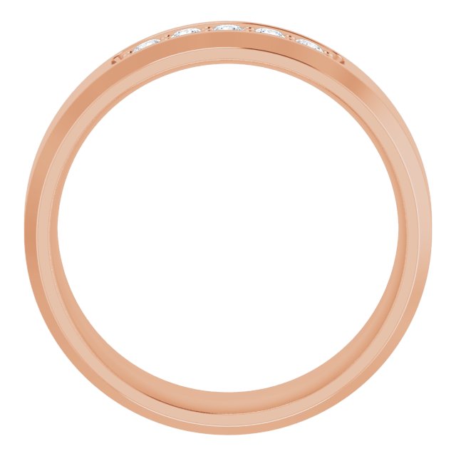 14K Rose 1/6 CTW Lab-Grown Diamond Band