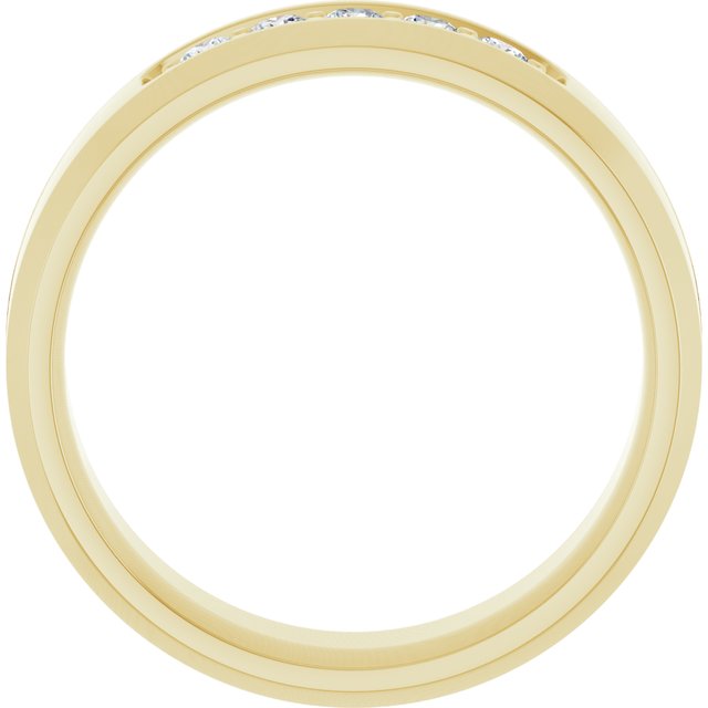 14K Yellow 1/6 CTW Lab-Grown Diamond Band