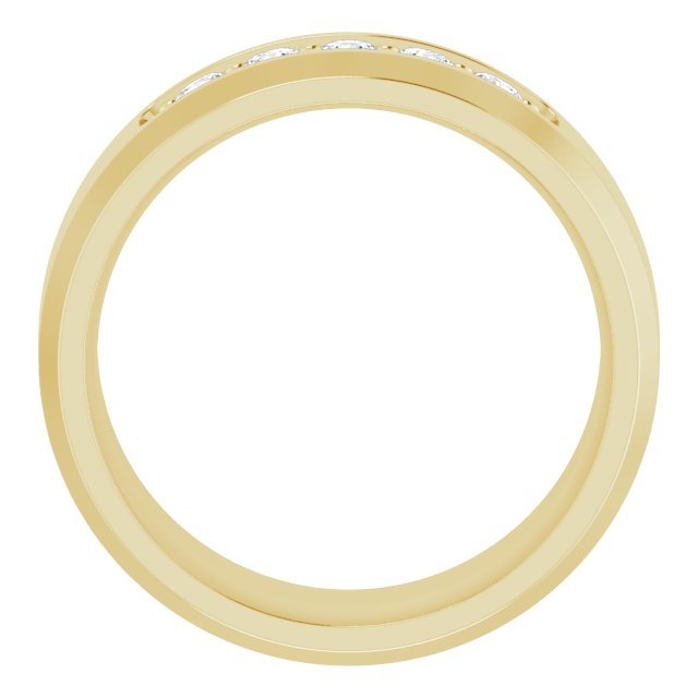 14K Yellow 1/6 CTW Lab-Grown Diamond Band