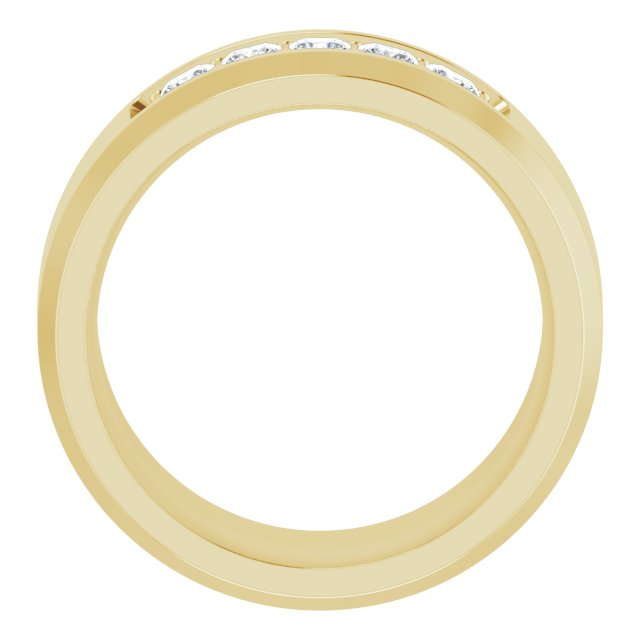 14K Yellow 1/2 CTW Lab-Grown Diamond Band