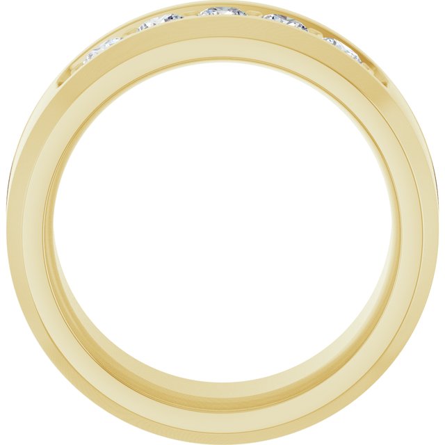 14K Yellow 1/2 CTW Lab-Grown Diamond Band