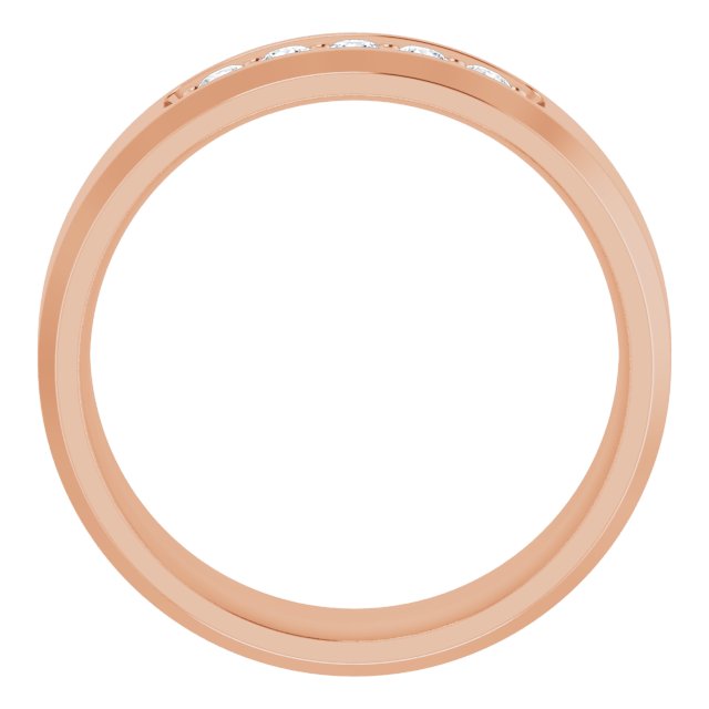 14K Rose 1/6 CTW Lab-Grown Diamond Band