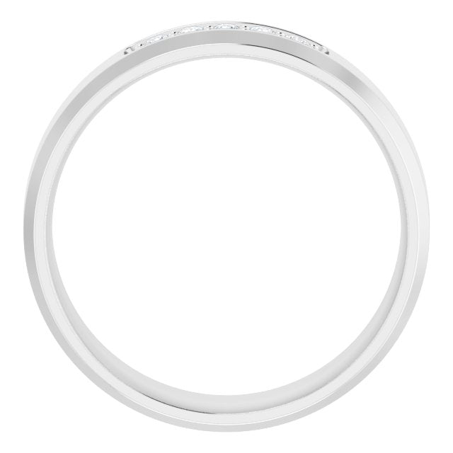 14K White 1/6 CTW Lab-Grown Diamond Band