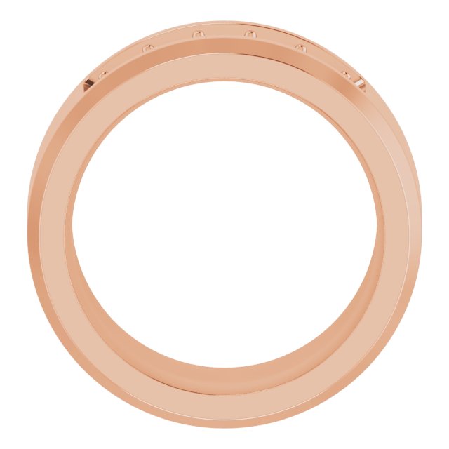 14K Rose 3/4 CTW Lab-Grown Diamond Band