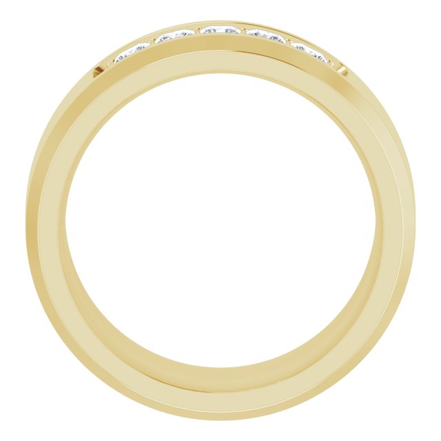 14K Yellow 1/2 CTW Lab-Grown Diamond Band