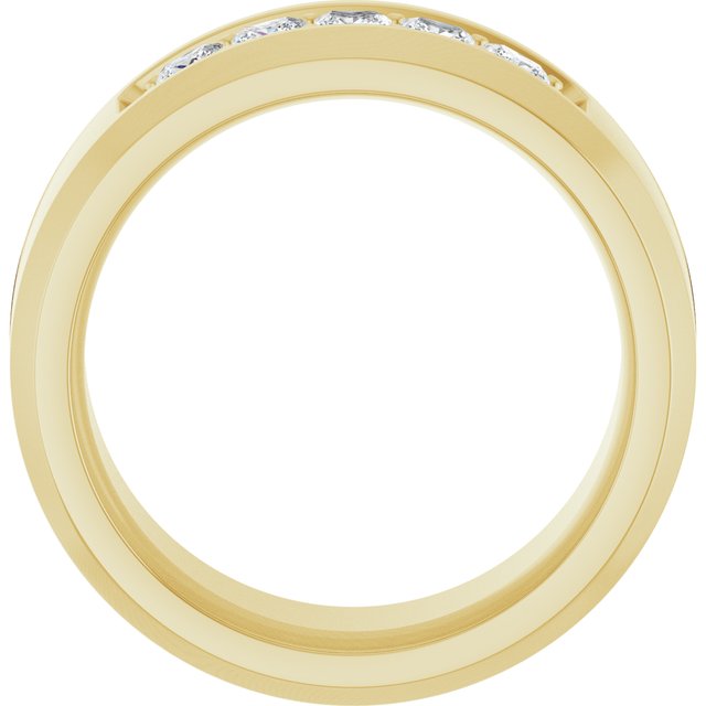 14K Yellow 1/2 CTW Lab-Grown Diamond Band
