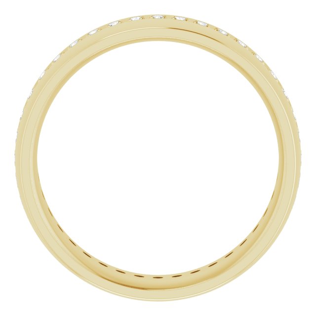 14K Yellow 1/2 CTW Lab-Grown Diamond Band