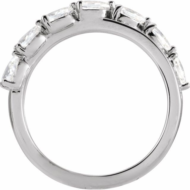 14K White 1 1/8 CTW Lab-Grown Diamond Ring