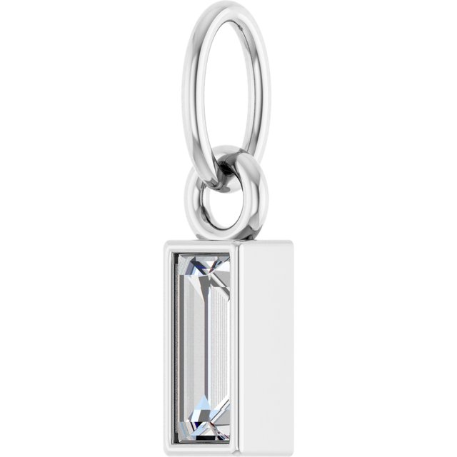 Sterling Silver 1/6 CT Lab-Grown Diamond Bezel-Set Pendant