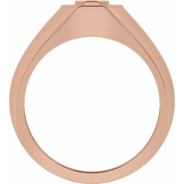 14K Rose 1/5 CTW Lab-Grown Diamond Band