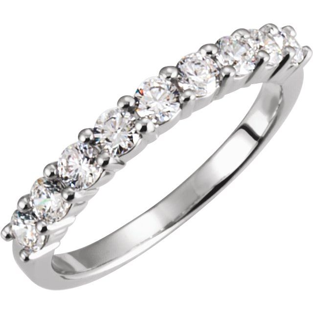 Platinum 1 1/4 CTW Lab-Grown Diamond Anniversary Band