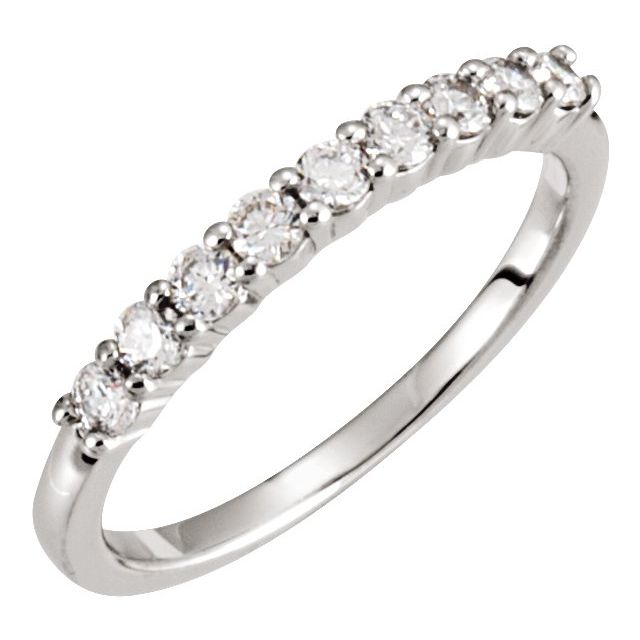 Platinum 1/3 CTW Lab-Grown Diamond Anniversary Band