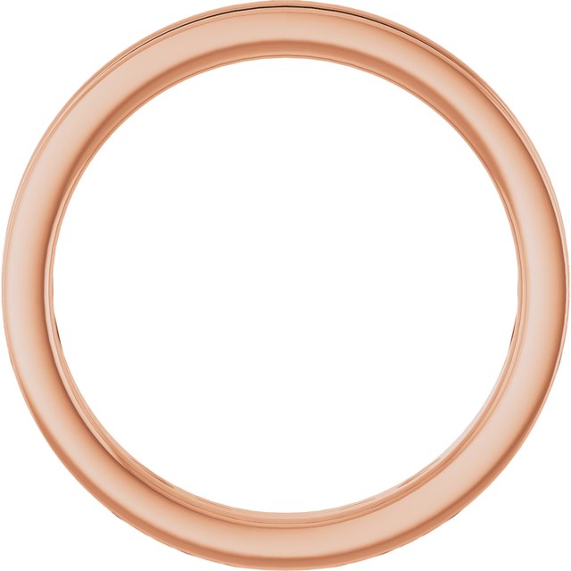 14K Rose 3/8 CTW Lab-Grown Diamond Channel Set Anniversary Band