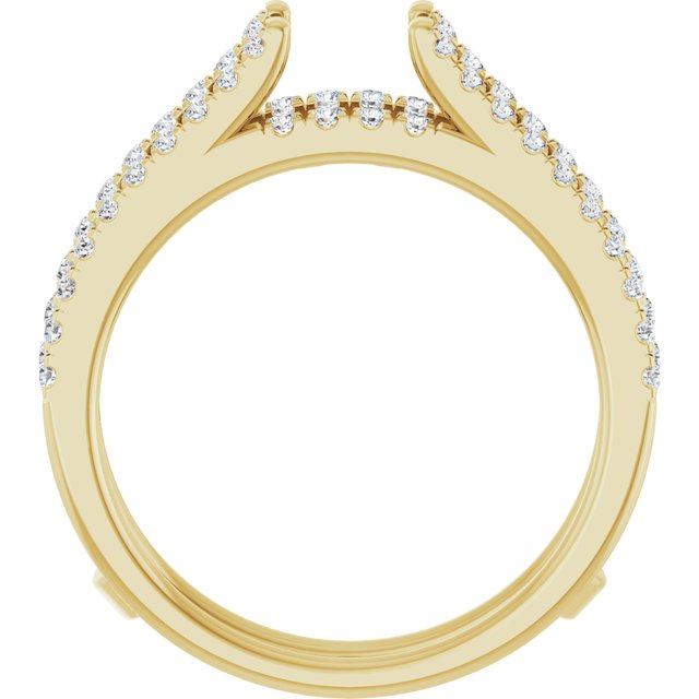 14K Yellow 1/2 CTW Lab-Grown Diamond Ring Gurad