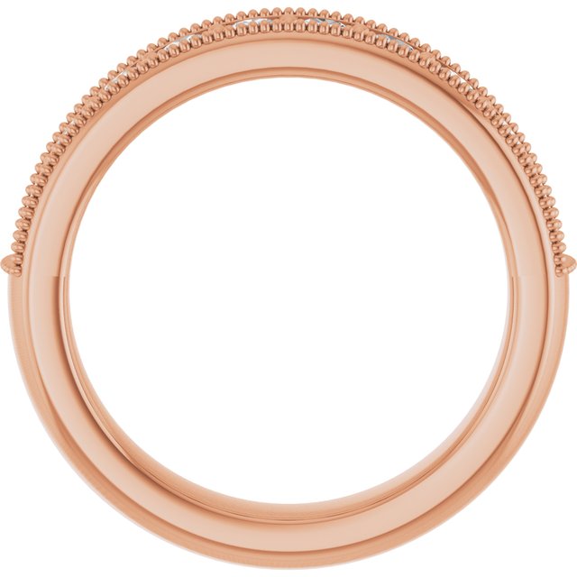 14K Rose 5/8 CTW Lab-Grown Diamond Anniversary Band