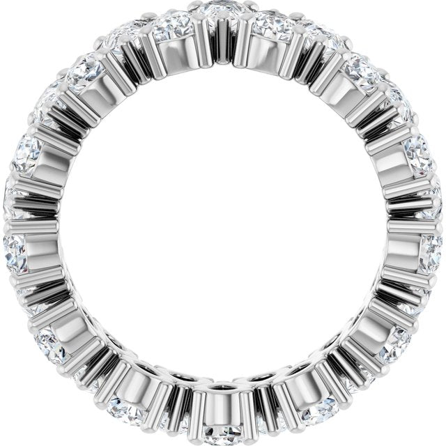 Platinum 3 5/8 CTW Lab-Grown Diamond Eternity Band