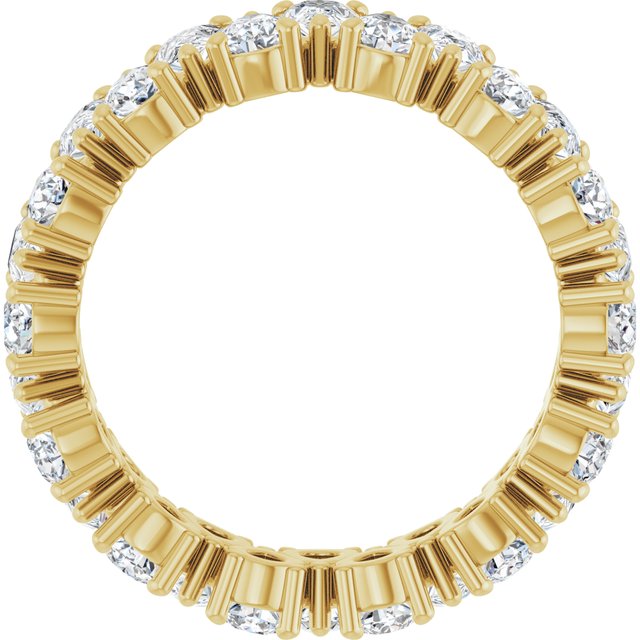 14K Yellow 3 9/10 CTW Lab-Grown Diamond Eternity Band