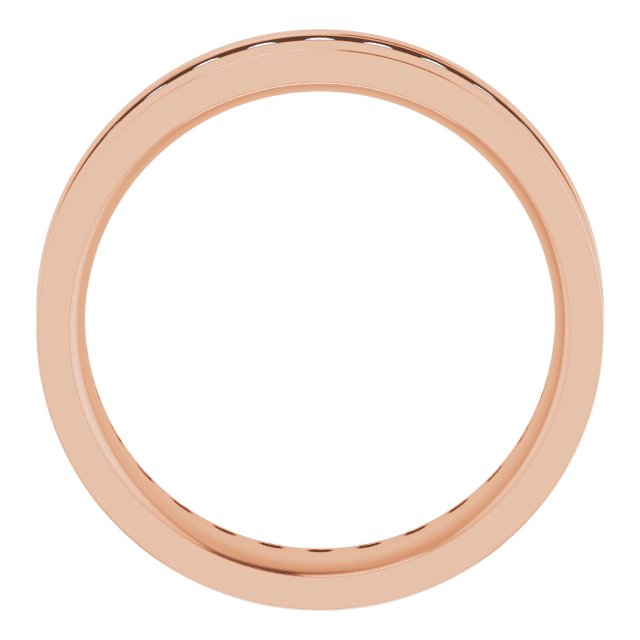 14K Rose 9/10 CTW Lab-Grown Diamond Band