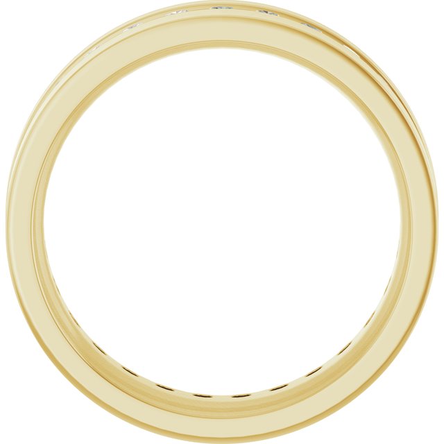 14K Yellow 7/8 CTW Lab-Grown Diamond Band