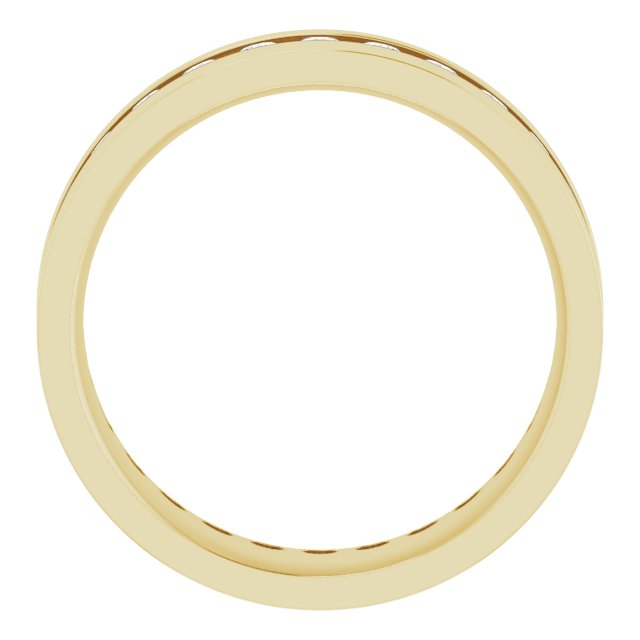 14K Yellow 7/8 CTW Lab-Grown Diamond Band