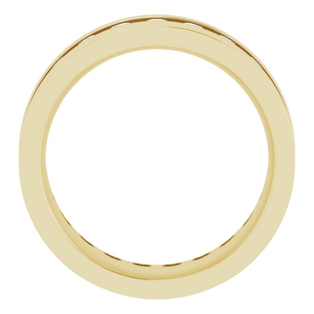 14K Yellow 3/4 CTW Lab-Grown Diamond Band