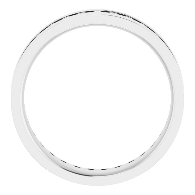 14K White 1 CTW Lab-Grown Diamond Band