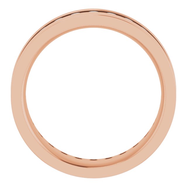 14K Rose 7/8 CTW Lab-Grown Diamond Band