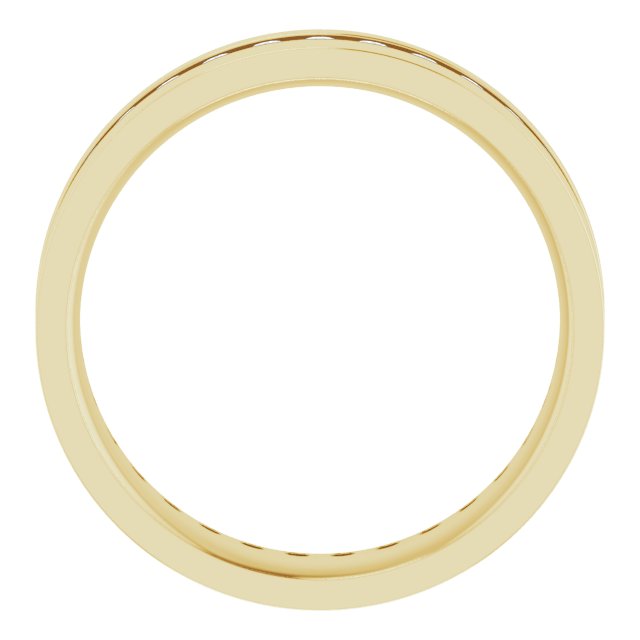 14K Yellow 1 CTW Lab-Grown Diamond Band