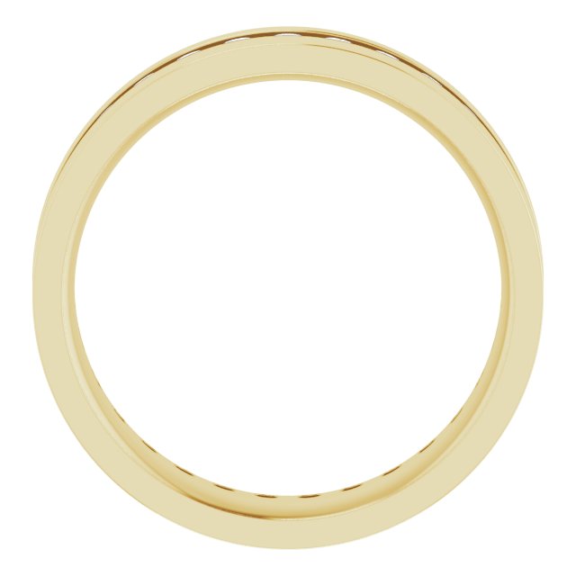 14K Yellow 9/10 CTW Lab-Grown Diamond Band