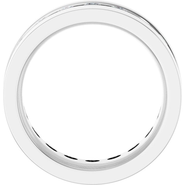 14K White 1 3/4 CTW Lab-Grown Diamond Band