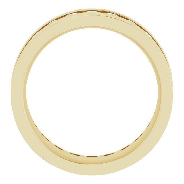 14K Yellow 3/4 CTW Lab-Grown Diamond Band