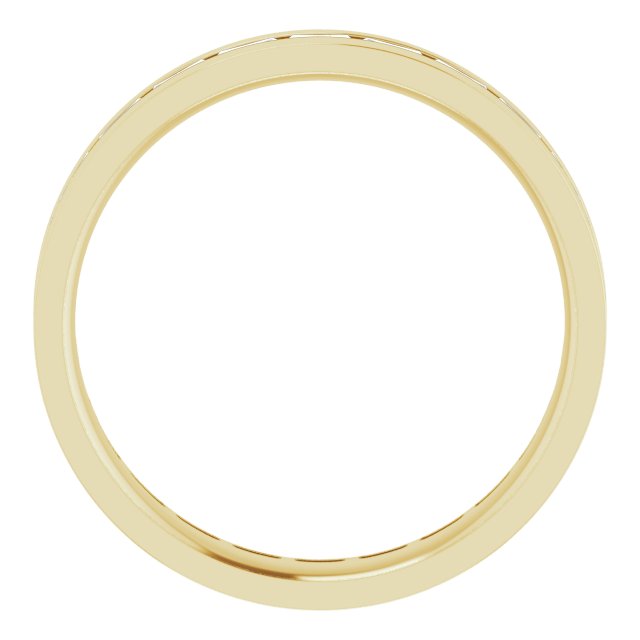 14K Yellow 1 3/8 CTW Lab-Grown Diamond Band