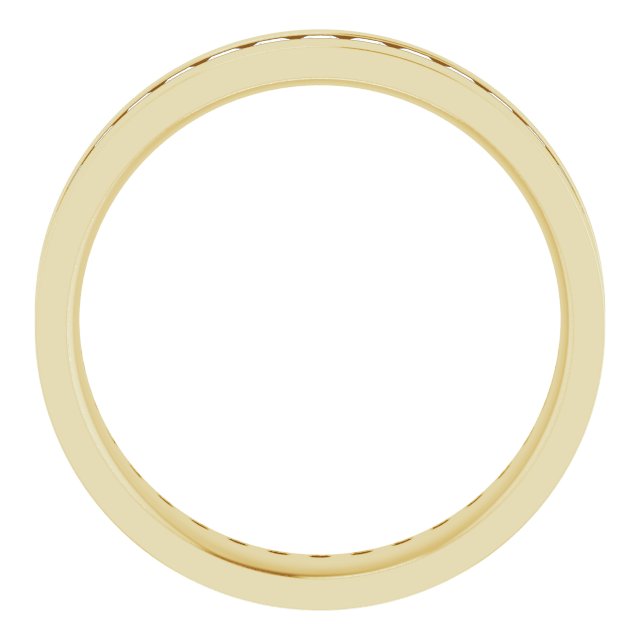 14K Yellow 1 5/8 CTW Lab-Grown Diamond Band
