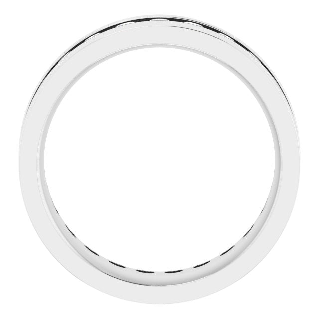 14K White 3/4 CTW Lab-Grown Diamond Band