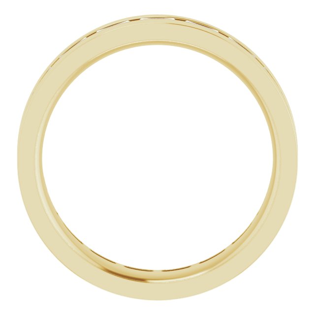14K Yellow 1 1/8 CTW Lab-Grown Diamond Band