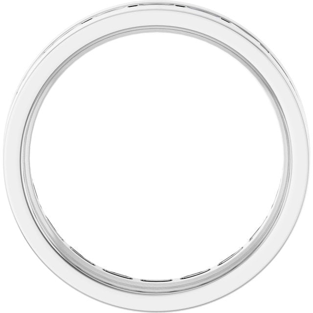 14K White 1 1/6 CTW Lab-Grown Diamond Band