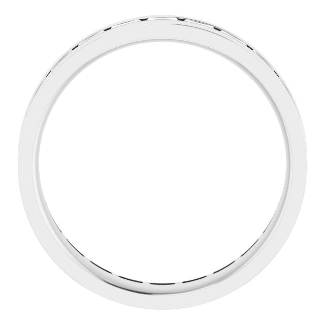 14K White 1 5/8 CTW Lab-Grown Diamond Band