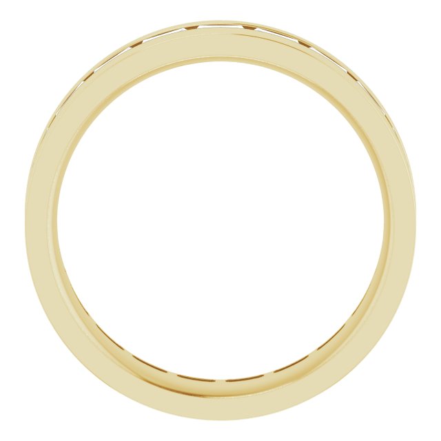 14K Yellow 1 3/8 CTW Lab-Grown Diamond Band