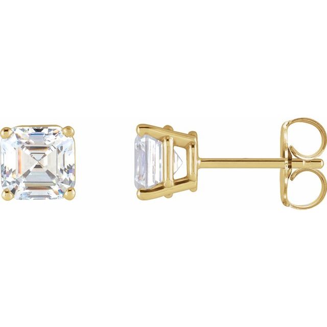 14K Yellow 1/2 CTW Lab-Grown Diamond Earrings