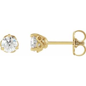 Round 1/2 CTW Lab-Grown Diamond Infinity-Inspired Earrings