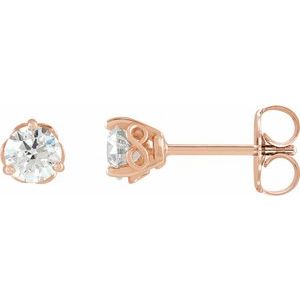 Round 1/2 CTW Lab-Grown Diamond Infinity-Inspired Earrings