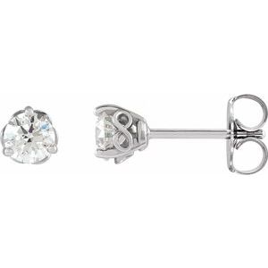 Round 1/2 CTW Lab-Grown Diamond Infinity-Inspired Earrings