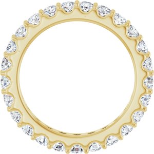 14K Yellow 1 3/8 CTW Lab-Grown Diamond  Eternity Band