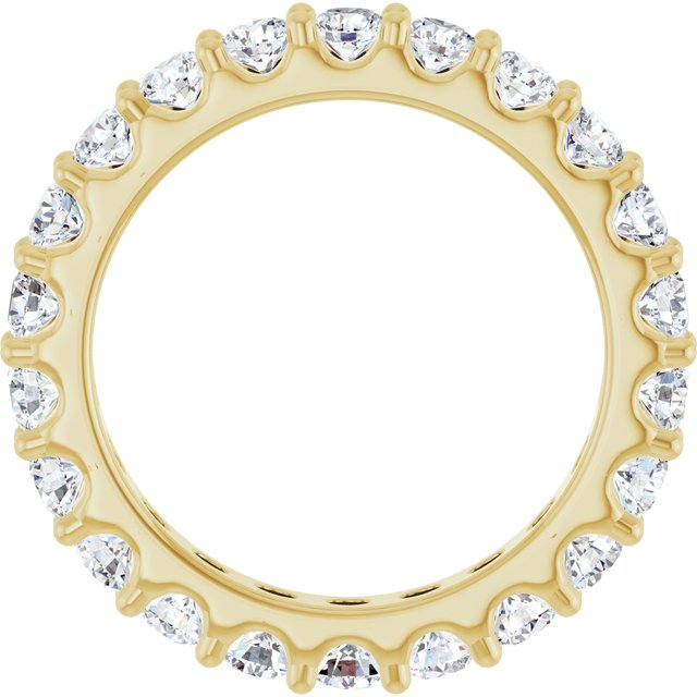 14K Yellow 1 7/8 CTW Lab-Grown Diamond  Eternity Band