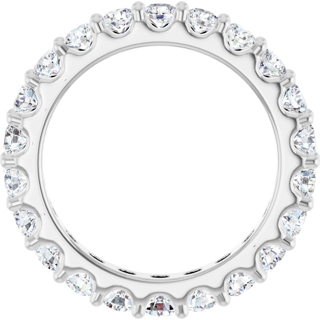 14K White 1 7/8 CTW Lab-Grown Diamond  Eternity Band