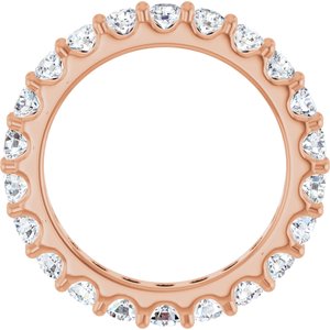 14K Rose 1 7/8 CTW Lab-Grown Diamond  Eternity Band