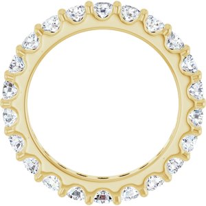 14K Yellow 1 7/8 CTW Lab-Grown Diamond  Eternity Band