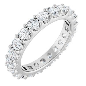 14K White 1 7/8 CTW Lab-Grown Diamond  Eternity Band